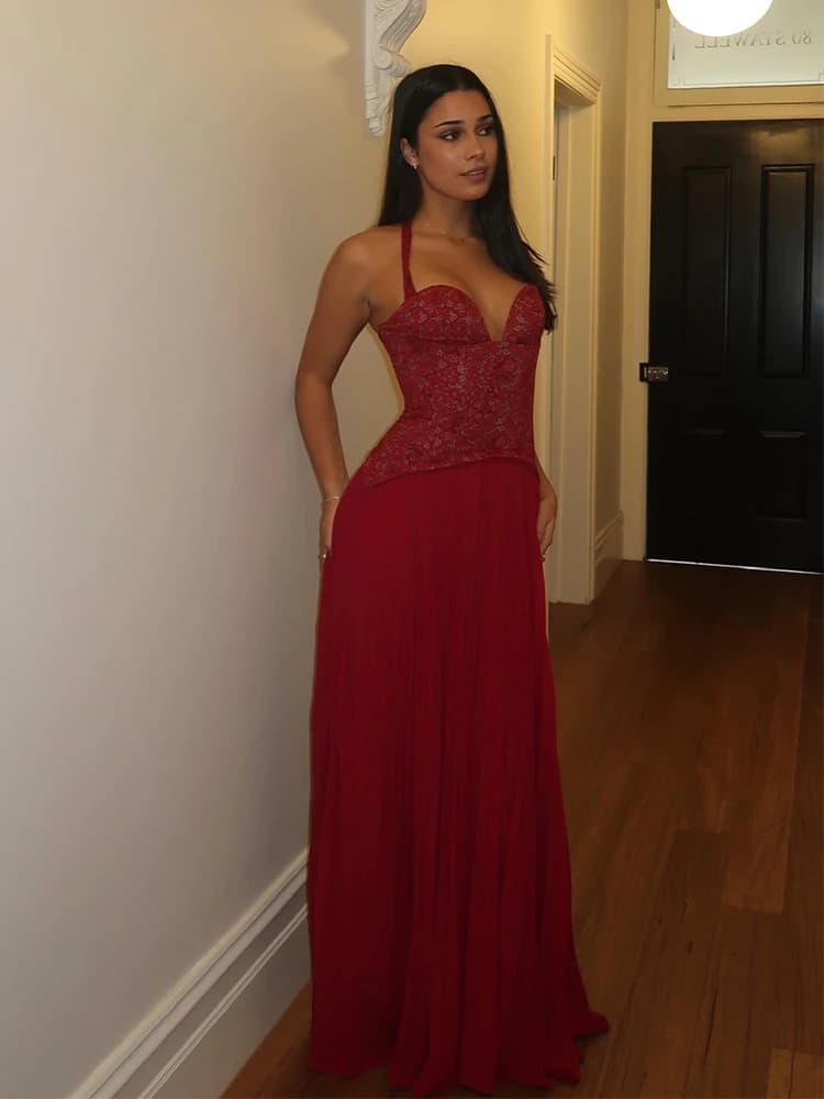 Korset halter maxi